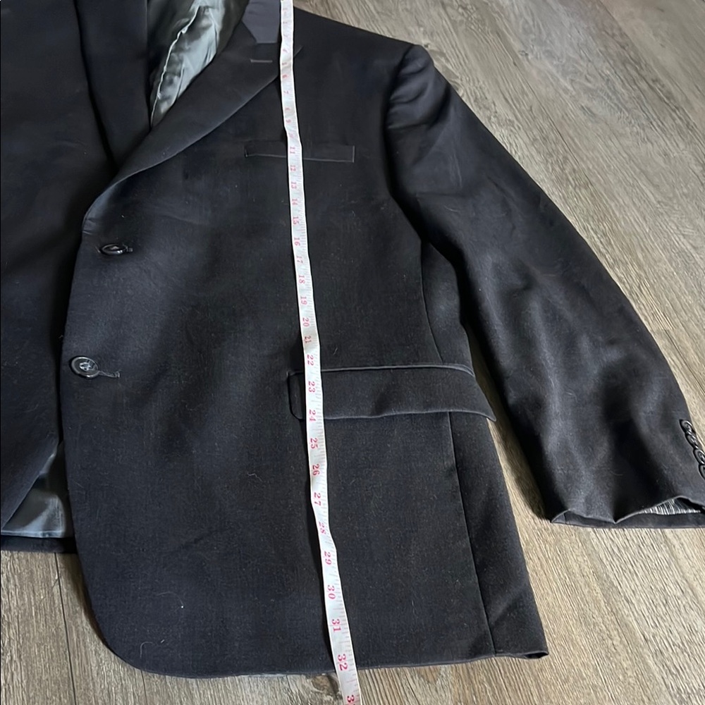 Calvin Klein Classic Black wool Men's Blazer 46R - Picture 3 of 8